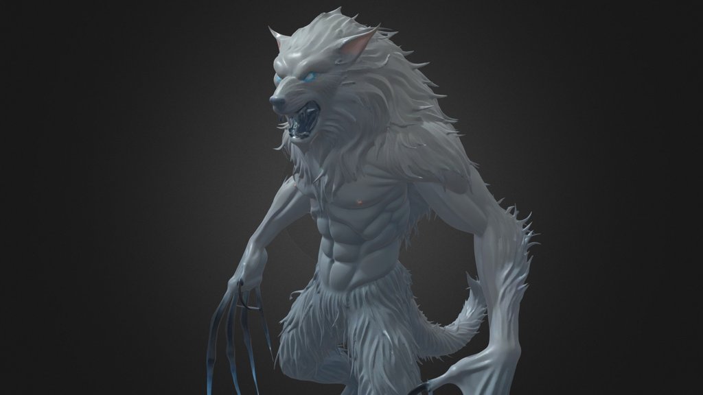 Pale Dread White Werewolf