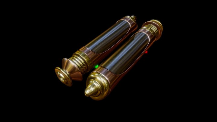 Palpatines's Lightsaber 3D Model
