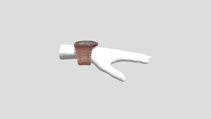 Audemars Piguet Royal Oak Skellly RoseGold Watch 3D Model