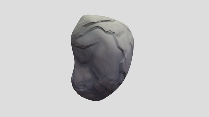 Stylized Rock 3 3D Model