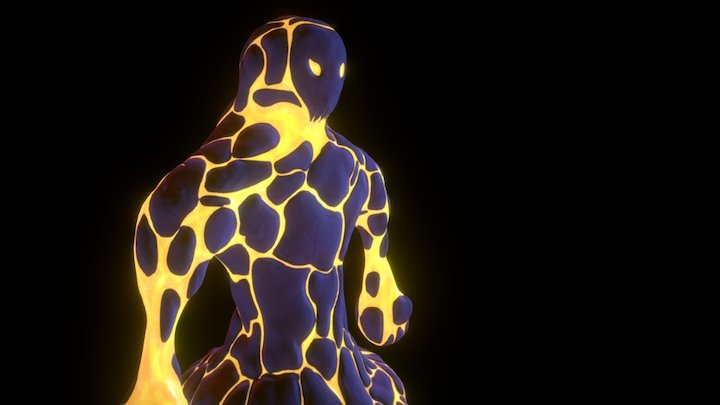 Lava Elemental 3D Model