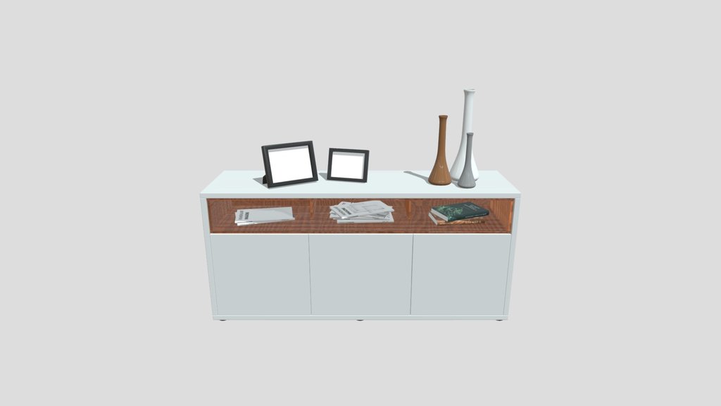Console With Decoration
