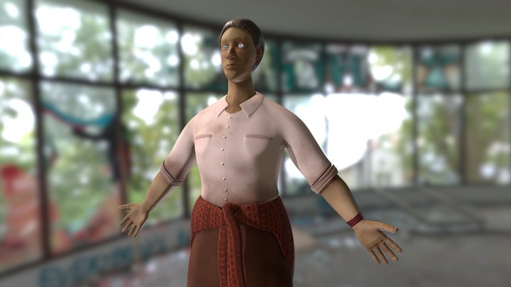 KNB217 - Final Human Model 3D Model