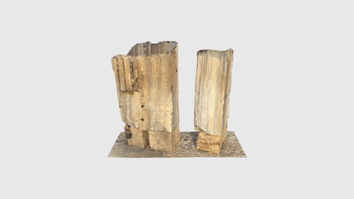 Architectural Fragments with Inscriptions – Ant… 3D Model