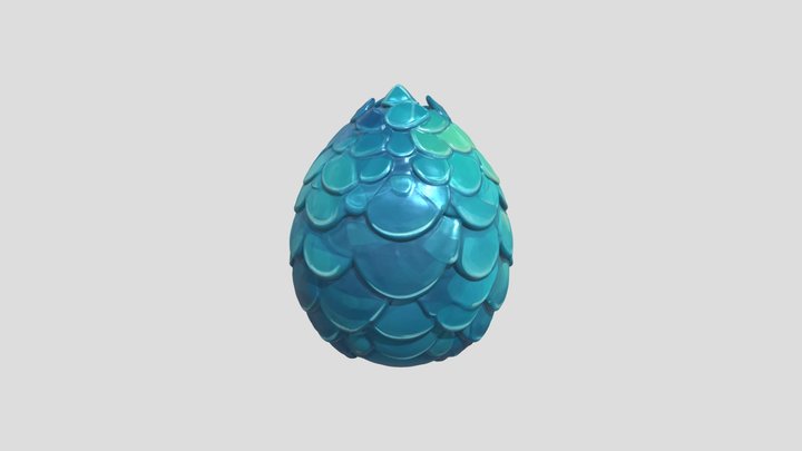Scaly Egg by Tripo 3D Model