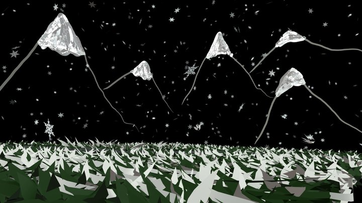 Blair N - Mountains 3D Model