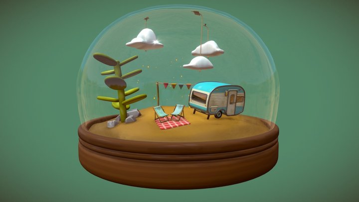 Caravan Globe - Small Spaces 3D Model