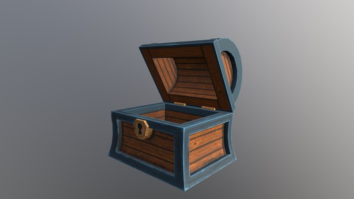 Treasure Chest 3D Model
