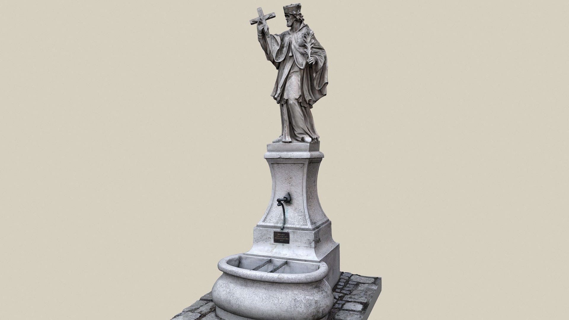 Nepomukbrunnen — Sketchfab embed 3D viewer