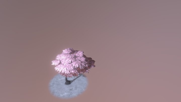 Cherry blossom (game ready asset) 3D Model