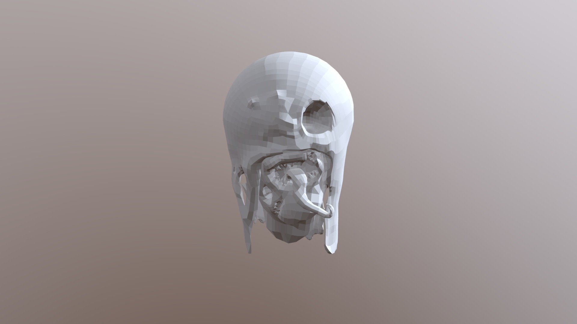 Final Head Render — Sketchfab embed 3D viewer