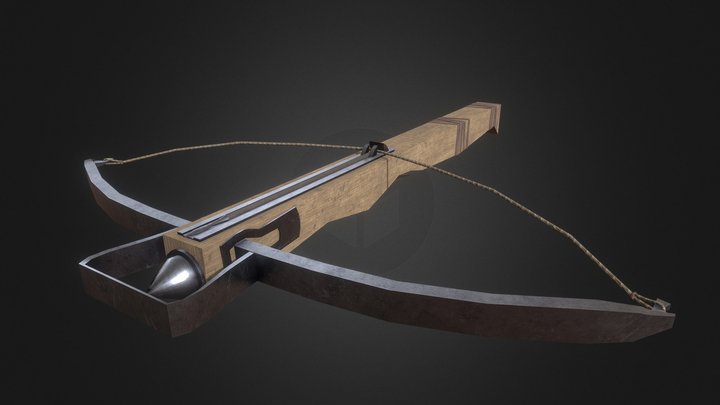 Medieval Crossbow 3D Model