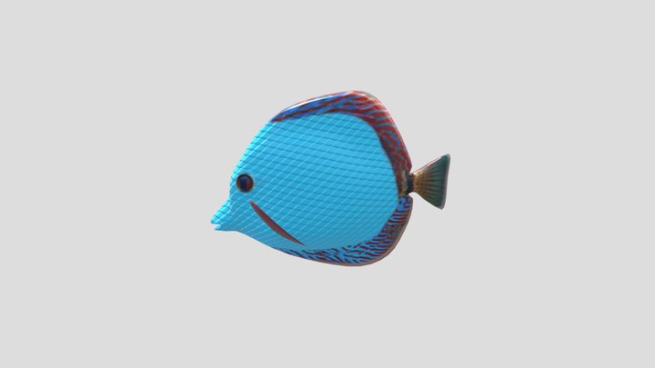 Tropical Fish 3D Model