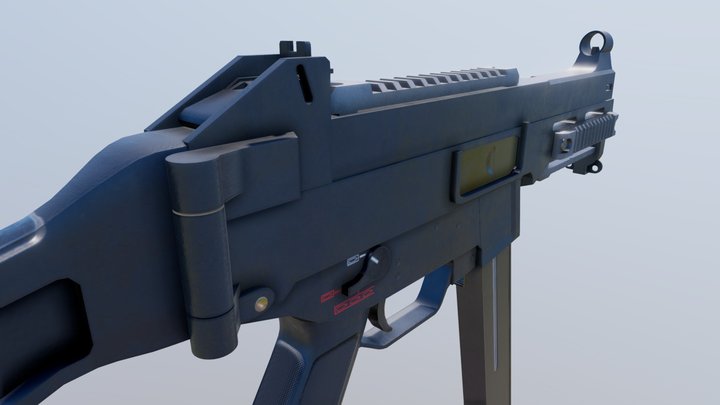 UMP-45 3D Model