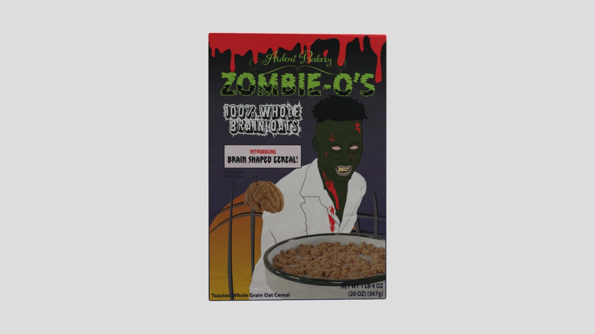 ZombieO's Cereal Box 3D model by Matthew.Glader [d095f7d] Sketchfab