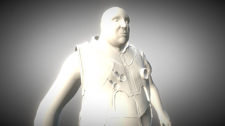 corpulent warrior 3D Model