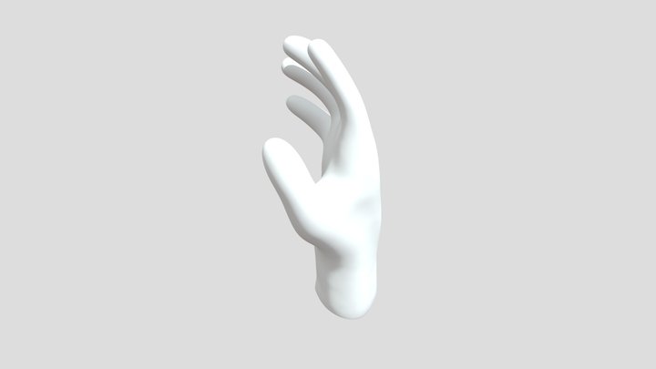 Guante sin texturas 3D Model