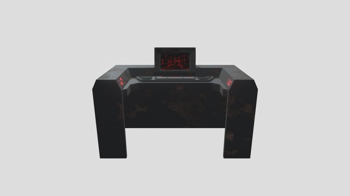 Star Wars Inspired Computer 3D Model