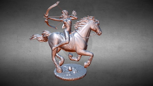 Horse Forprint100-2 3D Model