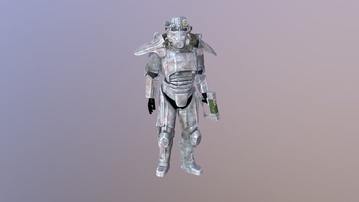 T45 power armor 3D Model