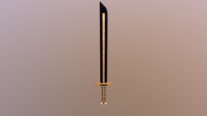 Ben's Brass Sword 3D Model