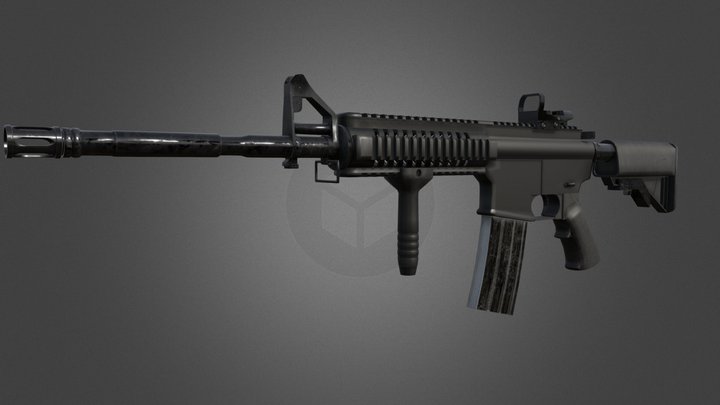 WIP - M4 (Quick UV/Texture) 3D Model