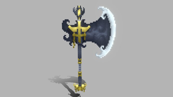 Axe of the Azure Wave 3D Model