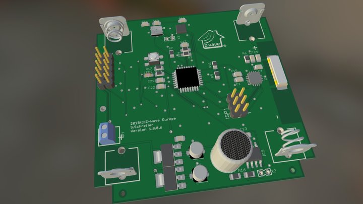 Sensor Board 3D Model