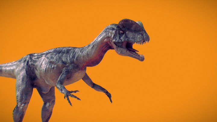 Dilophosaurus 3D Model