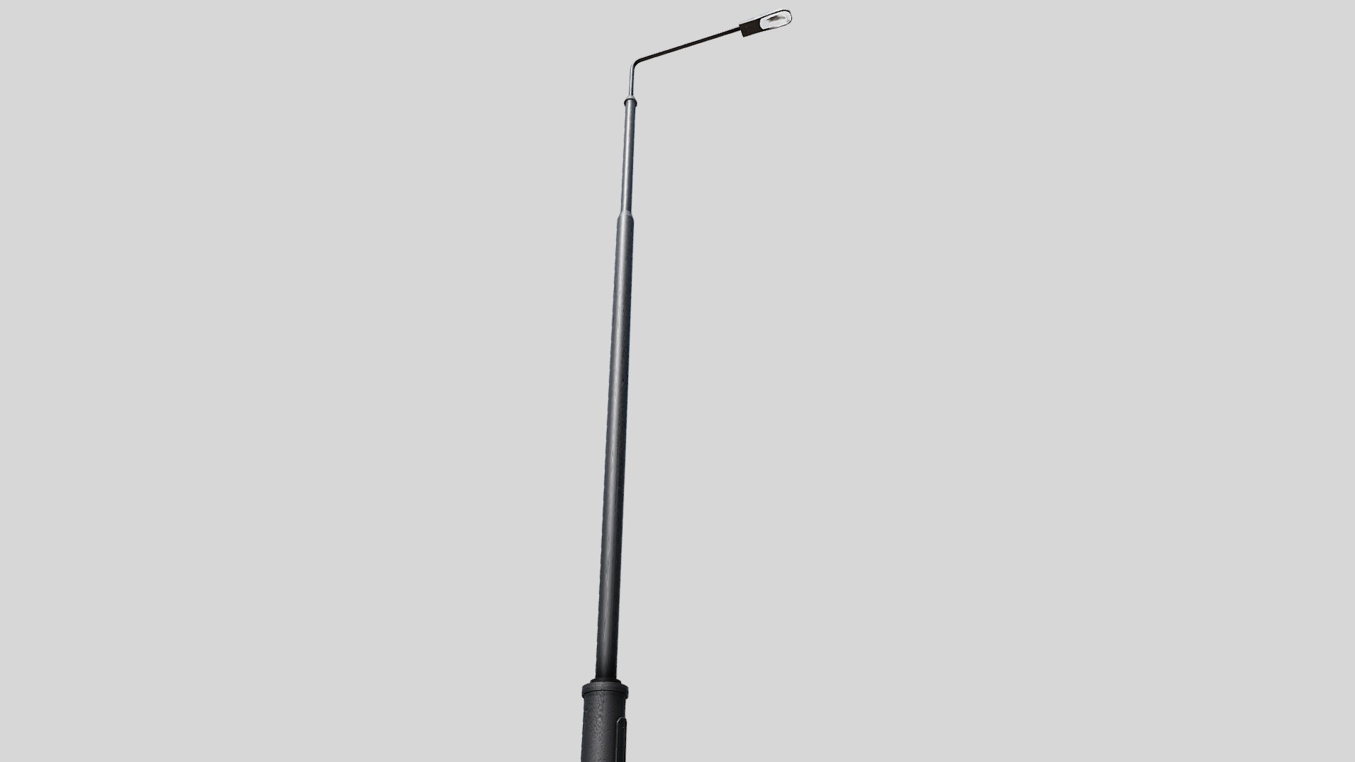 3D model Lamp Post 4 (street lights) - This is a 3D model of the Lamp Post 4 (street lights). The 3D model is about shape.
