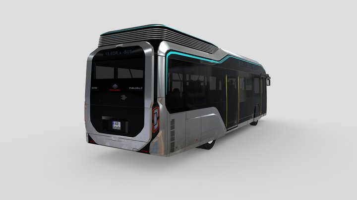Toyota s Fuel-Cell City - Sora 3D Model