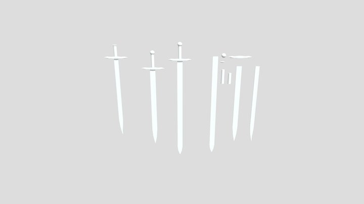 Swords asset 3D Model
