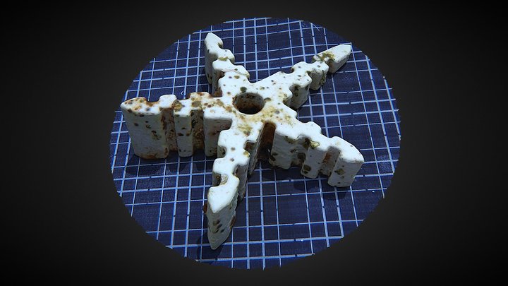 Star Shape coral settlement substrate - SECORE 3D Model