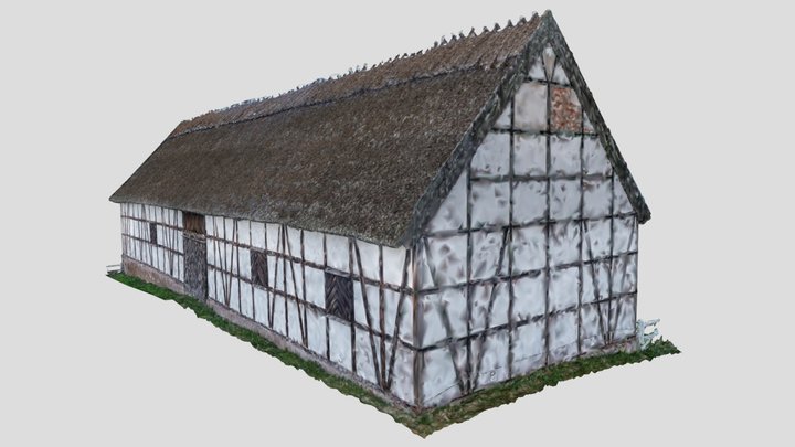 Oxladugården vid Läckö 3D Model