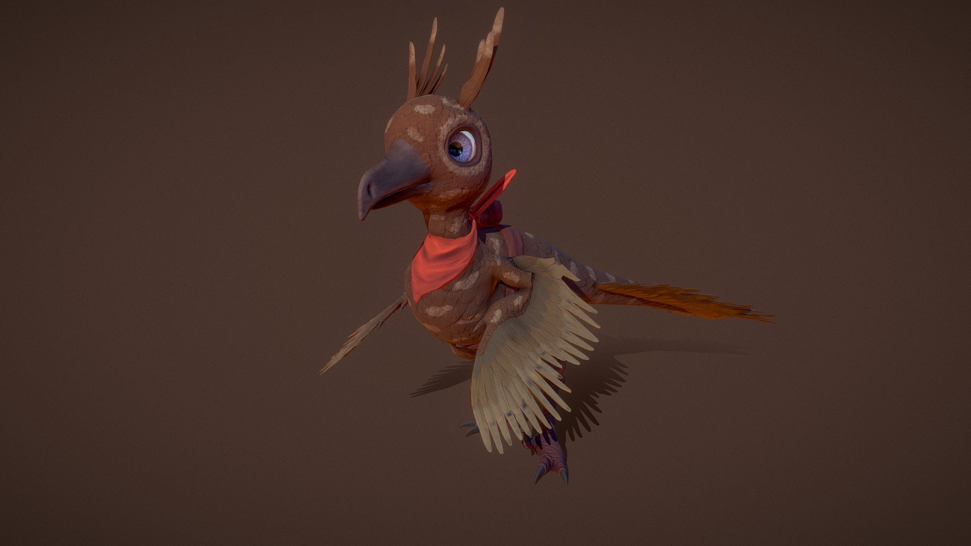 Akori the Akhoraraptor (Fantasy Creature) - 3D model by Nekueda ...