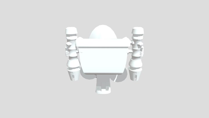(FREE) Jetpack Acid Skibidi Toilet 3D Model