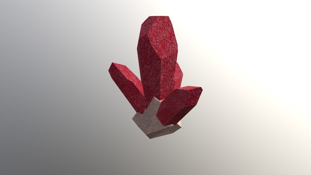Crystal Cluster_red