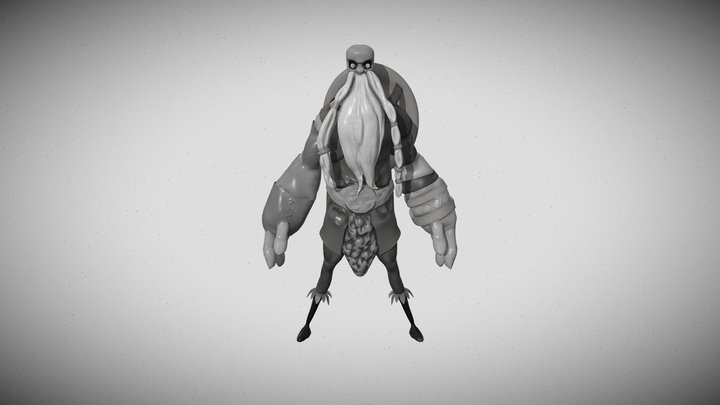 Necro Viking 3D Model