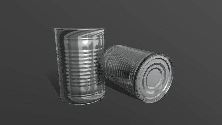 Steel / Tin Can 3D Model