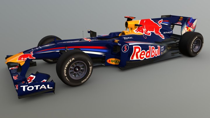 Formula 1 RedBull 3D Model