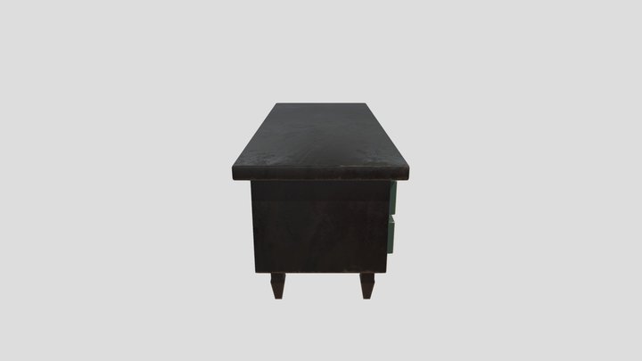 Retro Judge Table (PS1 Style / Low Poly)