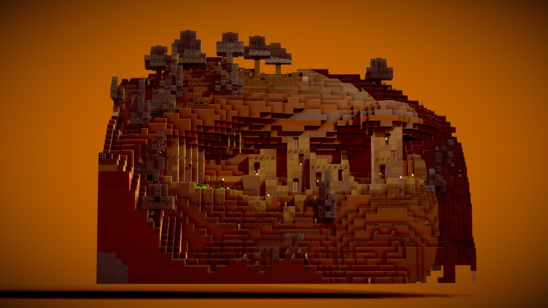 Minecraft Simple Spawns: Cliff Dwelings - 3D model by SevenScroll5003 ...