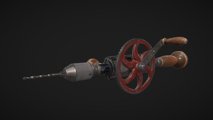 DAE - Millers Falls hand drill 3D Model
