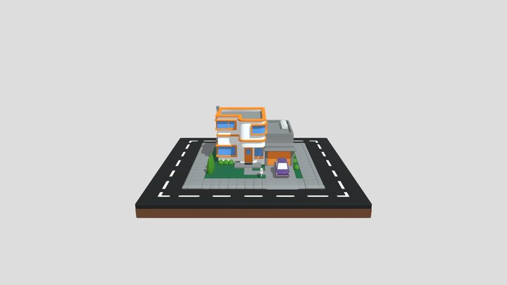 TOWN HOUSE 3D Model