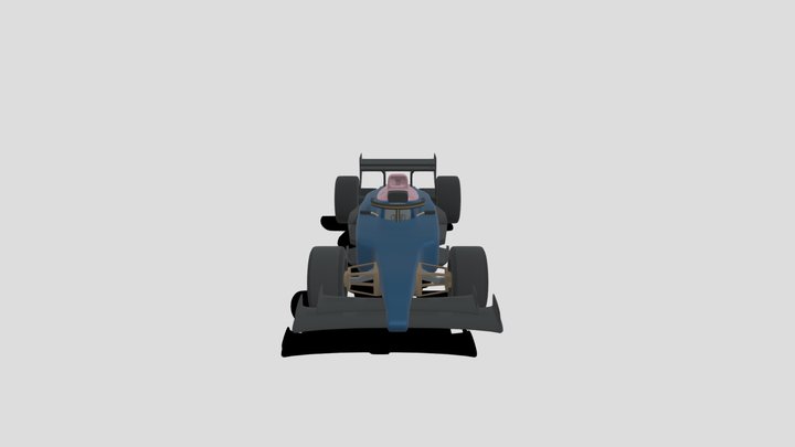 Low Poly Formula Car