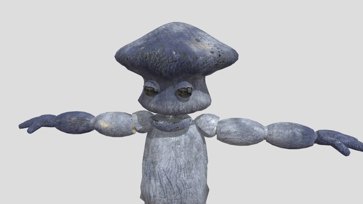 Mushroom Guy 3D Model