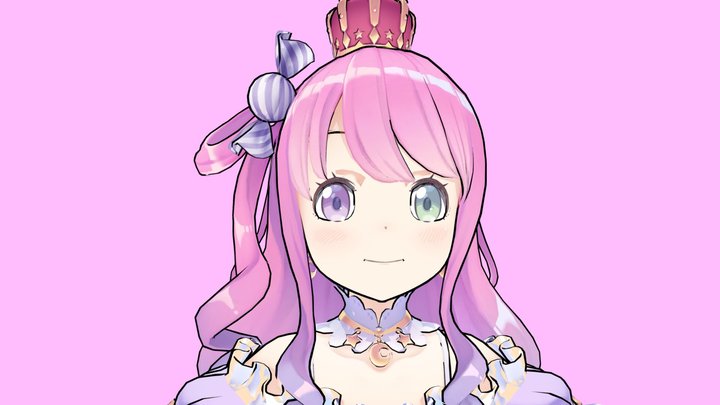 Himemori Luna 3D Model