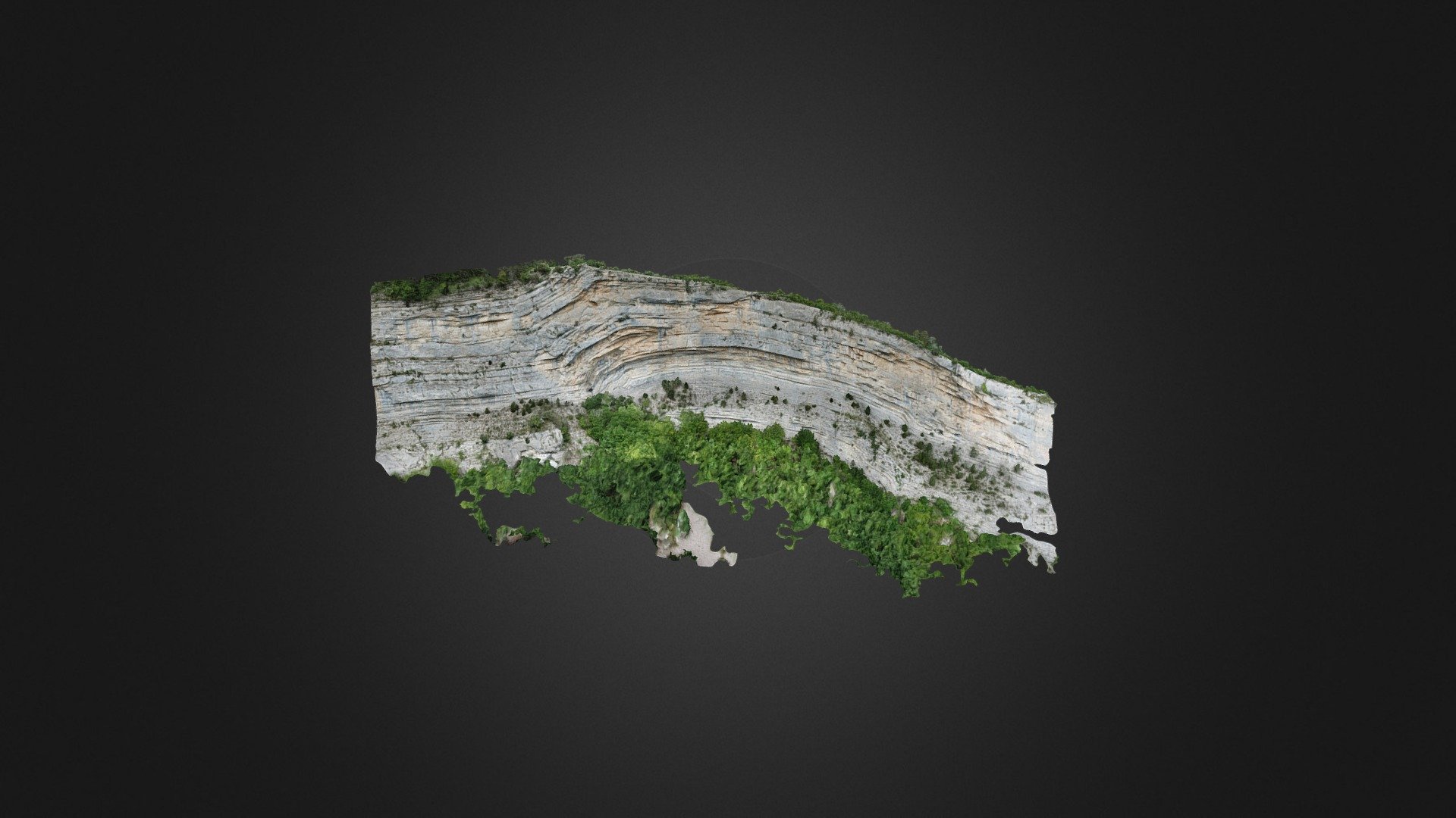 Falaise Gouravour détail