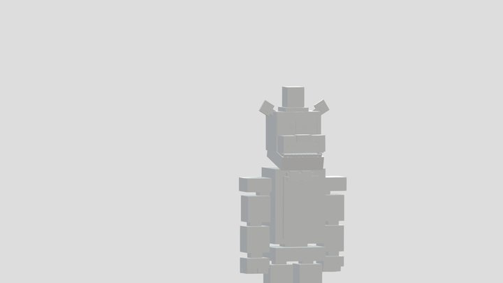 Minecraft Freddy Model 3D Model