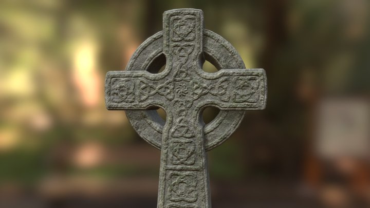 Celtic Tombstone (WIP) 3D Model
